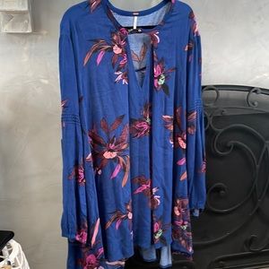 Beautiful free people floral dress size extra large